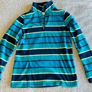 Striped Old Navy Quarter-Zip Pullover Womans Size L